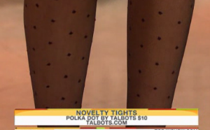 polka dot tights
